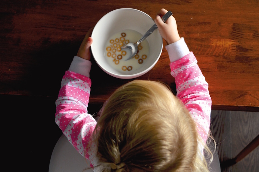 alimentazione del bambino